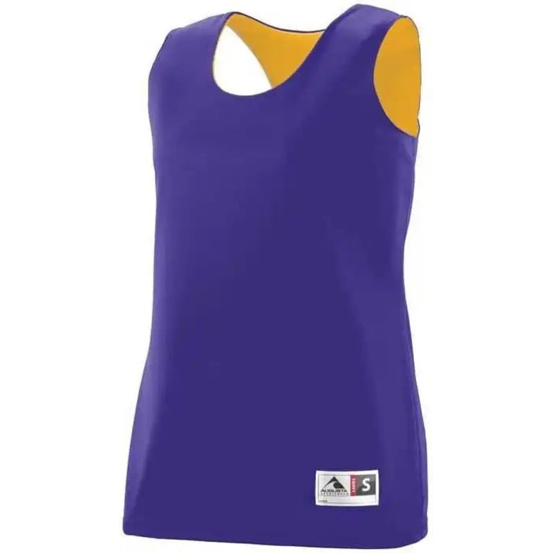 Augusta 148 Reversible Wicking Tank – Purple Gold