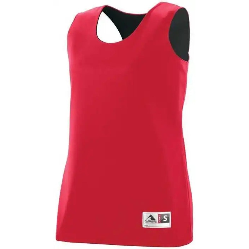 Augusta 148 Reversible Wicking Tank – Red Black