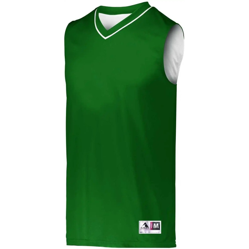Augusta 152 Reversible Two-Color Jersey – Dark Green White