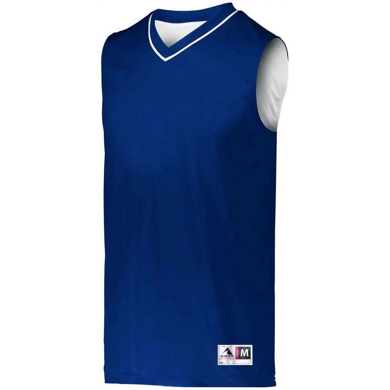 Augusta 152 Reversible Two-Color Jersey – Navy White