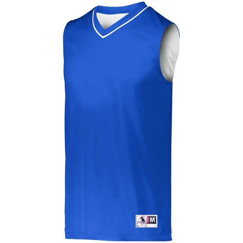 Augusta 152 Reversible Two-Color Jersey – Royal White