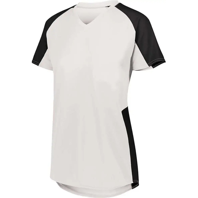 Augusta 1523 Girls Cutter Jersey – White Black