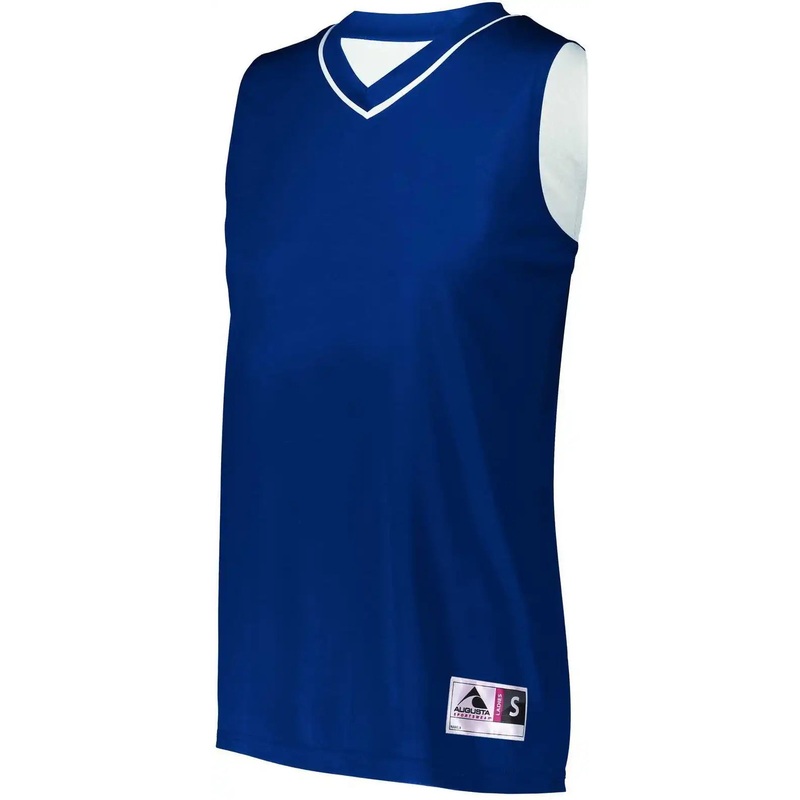 Augusta 154 Ladies Reversible Two-Color Jersey – Navy White