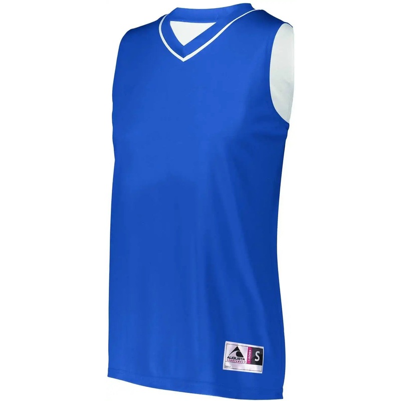 Augusta 154 Ladies Reversible Two-Color Jersey – Royal White