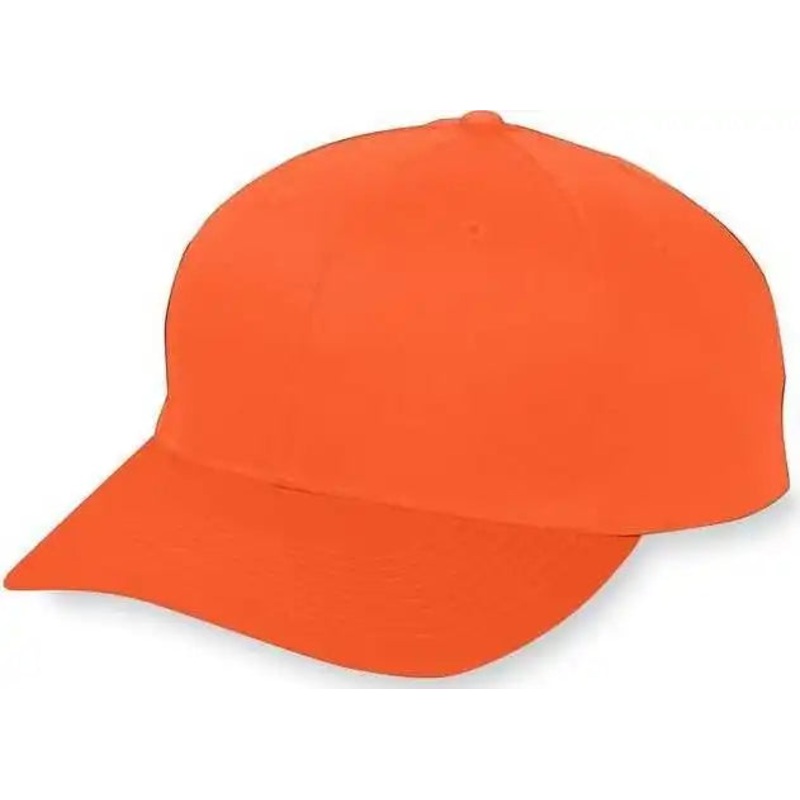 Augusta 6206 Six-Panel Cotton Twill Low-Profile Cap – Youth – Orange