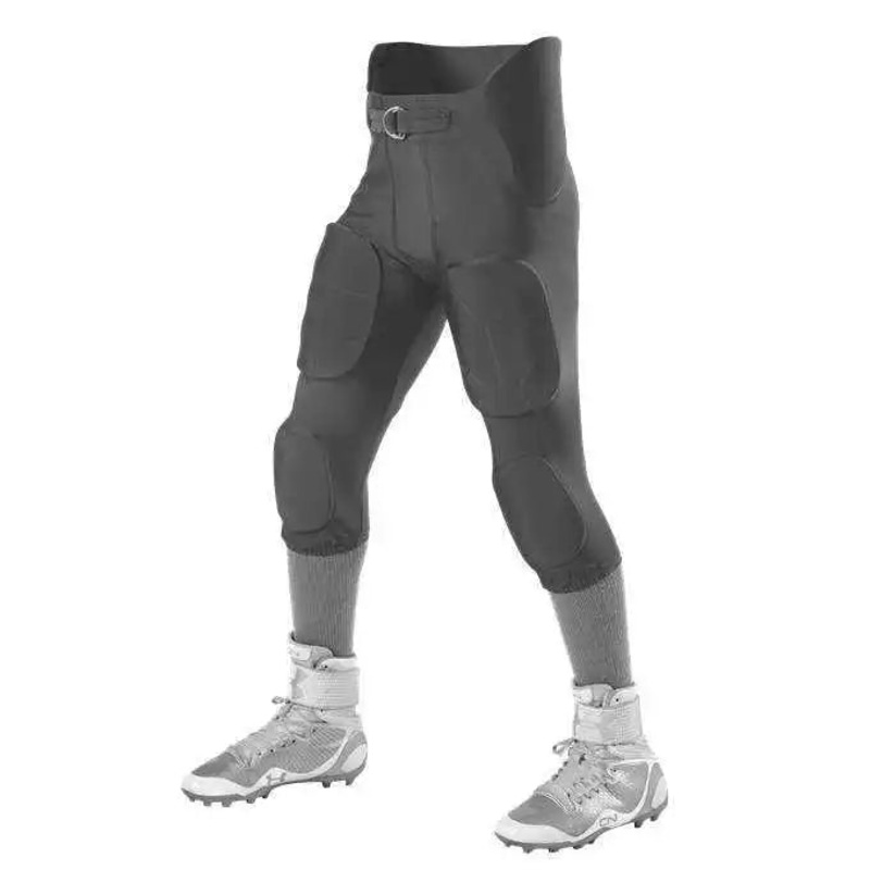 Alleson Athletic 6857P Adult Icon Integrated Football Pants – Charcoal Solid