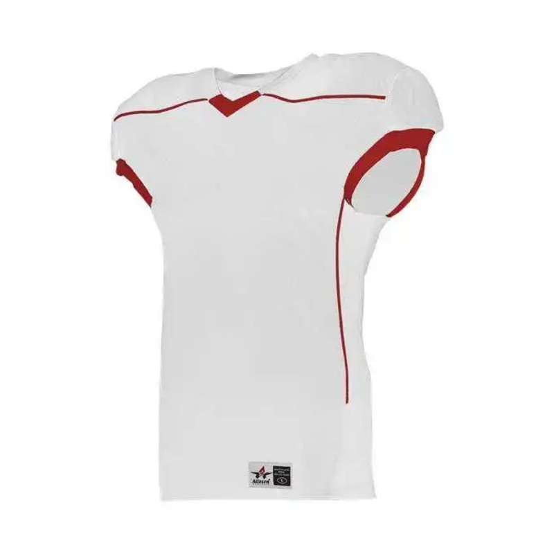 Alleson Athletic 776E Adult Speed Game Jersey – White Red