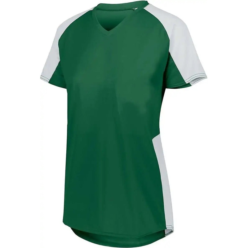 Augusta 1522 Ladies Cutter Jersey – Dark Green White