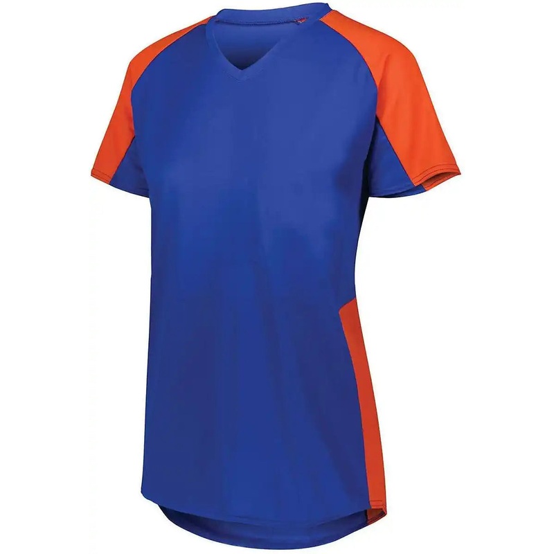Augusta 1522 Ladies Cutter Jersey – Royal Orange