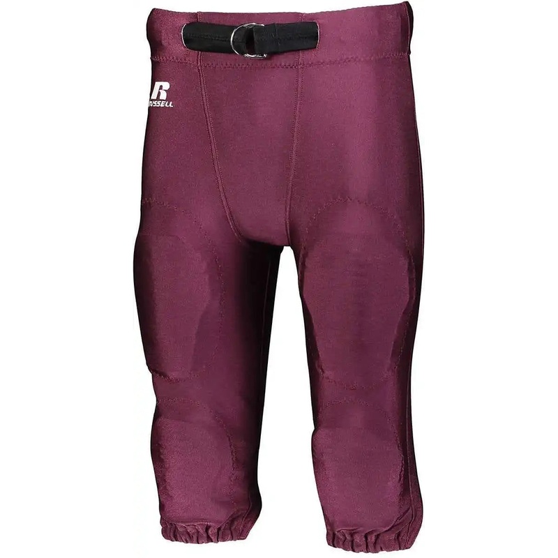 Russell F2562M Deluxe Game Pant (Pads Not Included) – Maroon