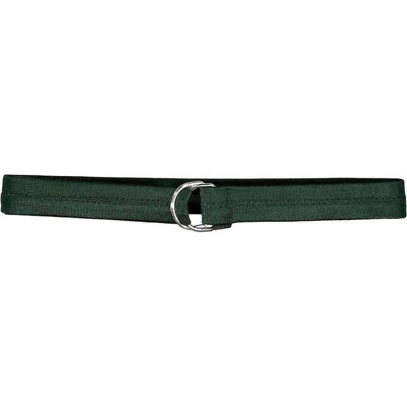 Russell FBC73M 1 1 2 – Inch Covered Football Belt – Dark Green