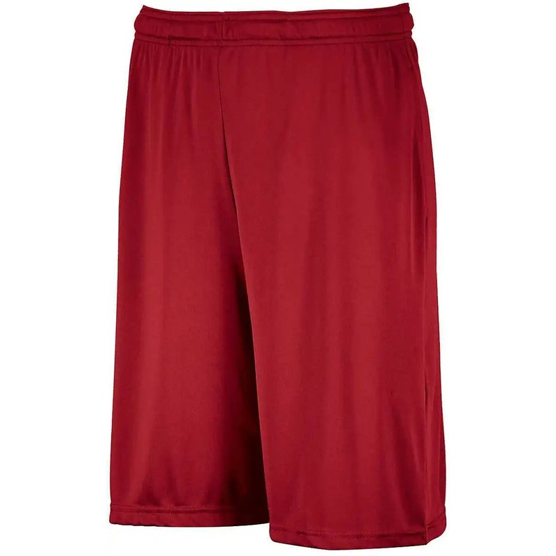Russell TS7X2B Youth Dri-Power Essential Performance Shorts With Pockets – True Red