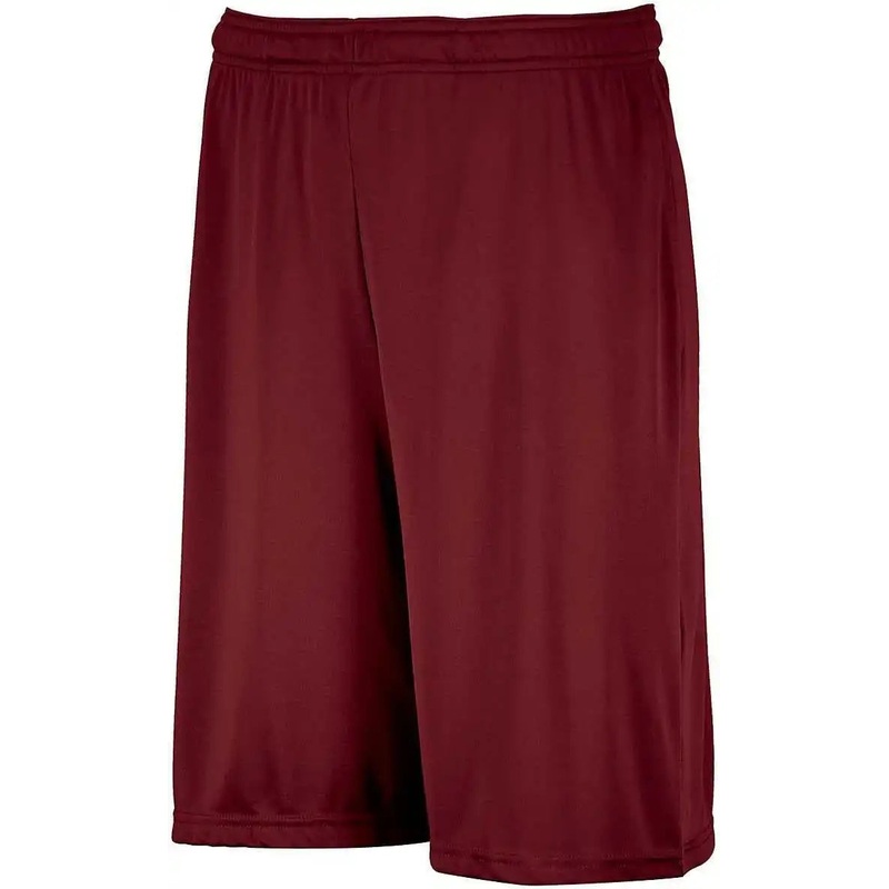 Russell TS7X2M Dri-Power Essential Performance Shorts With Pockets – Cardinal