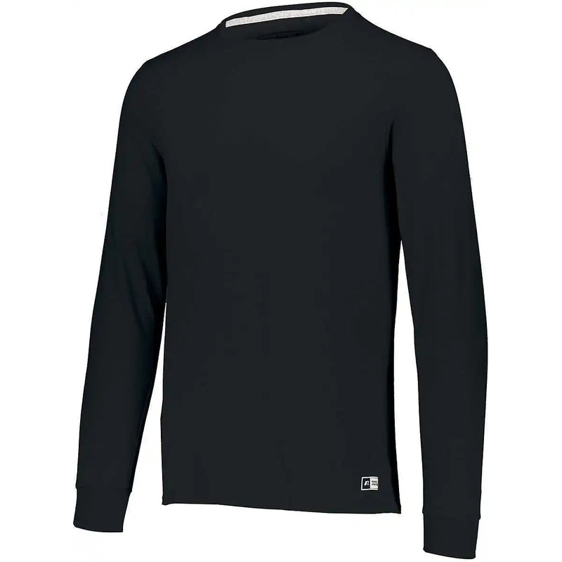 Russell 64LTTM Essential Long Sleeve Tee – Black