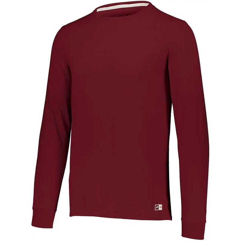 Russell 64LTTM Essential Long Sleeve Tee – Cardinal