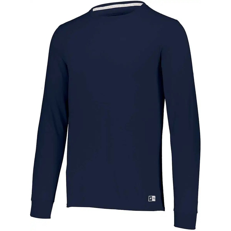 Russell 64LTTM Essential Long Sleeve Tee – Navy