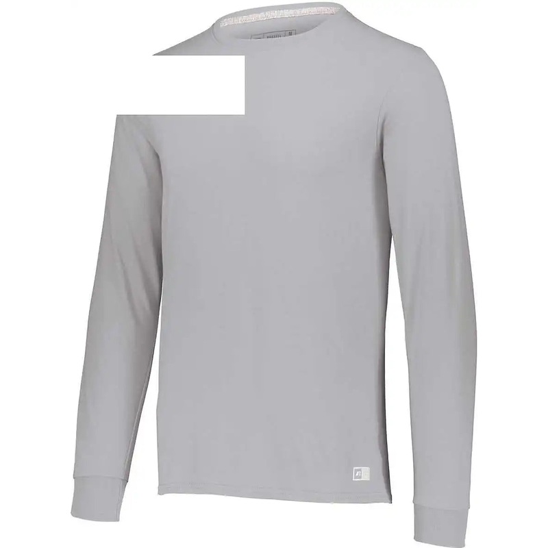 Russell 64LTTM Essential Long Sleeve Tee – Oxford