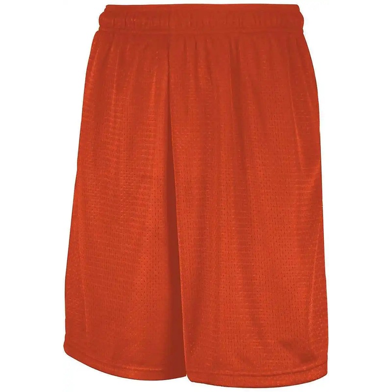 Russell 651AFM Mesh Shorts With Pockets – Burnt Orange