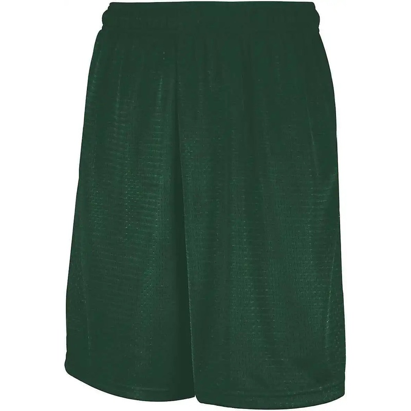 Russell 651AFM Mesh Shorts With Pockets – Dark Green