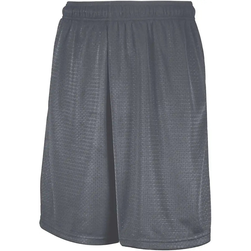 Russell 651AFM Mesh Shorts With Pockets – Steel