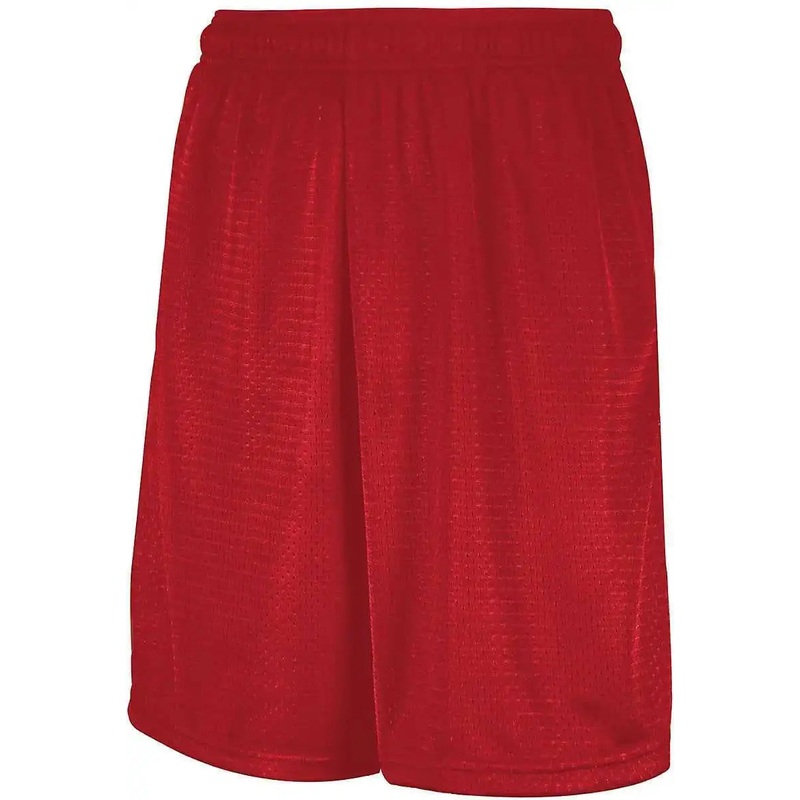 Russell 651AFM Mesh Shorts With Pockets – True Red