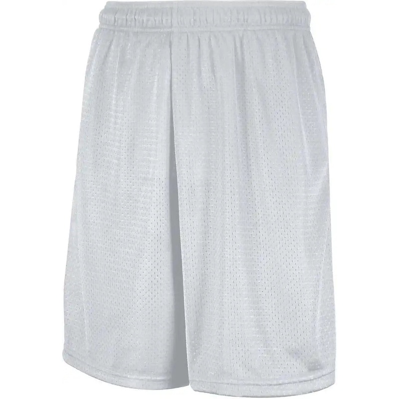 Russell 651AFM Mesh Shorts With Pockets – White