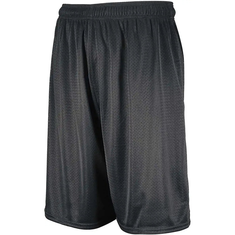 Russell 659AFB Youth Dri-Power Mesh Shorts – Black