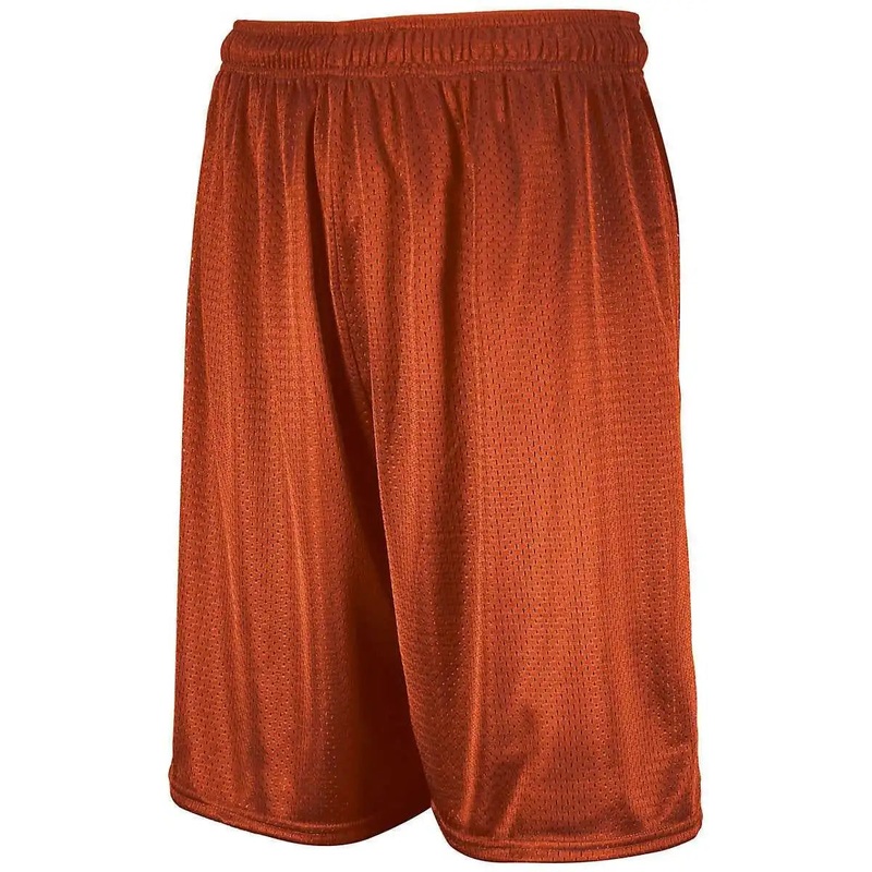 Russell 659AFB Youth Dri-Power Mesh Shorts – Burnt Orange