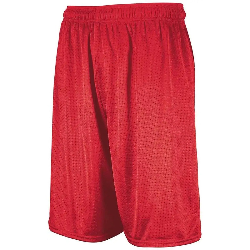Russell 659AFB Youth Dri-Power Mesh Shorts – True Red
