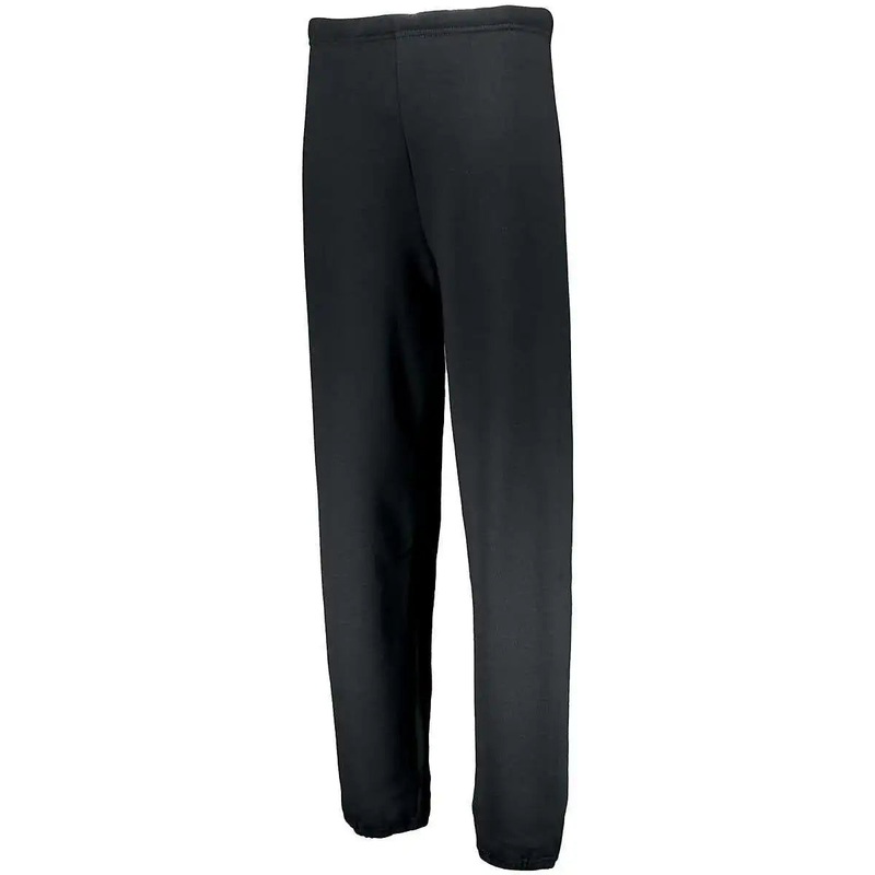 Russell 696HBM Dri-Power  Closed Bottom Sweatpants – Black