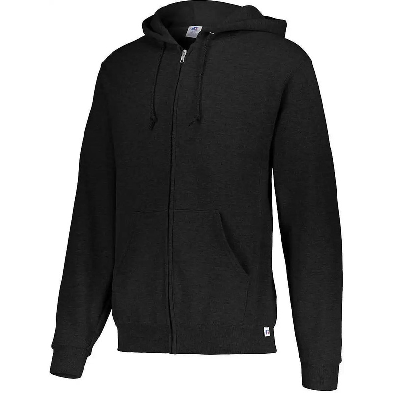 Russell 697HBM Dri-Power Fleece Full-Zip Hoodie – Black