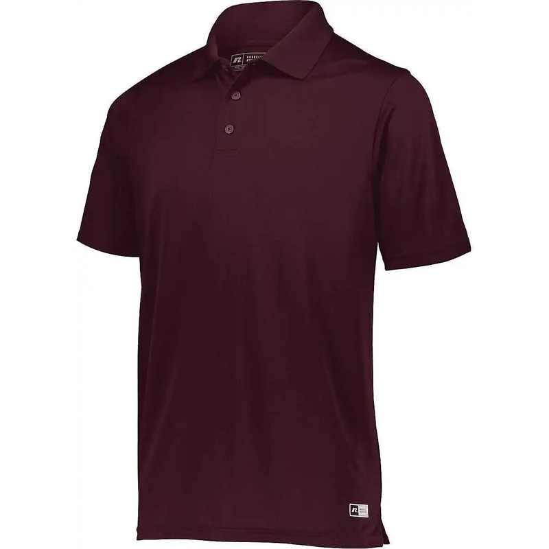 Russell 7EPTUM Essential Polo – Maroon