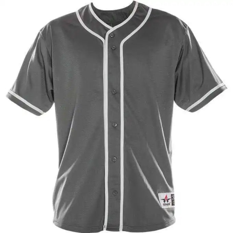 Alleson Athletic 52MBBJY Youth Diamond Jersey – Charcoal White