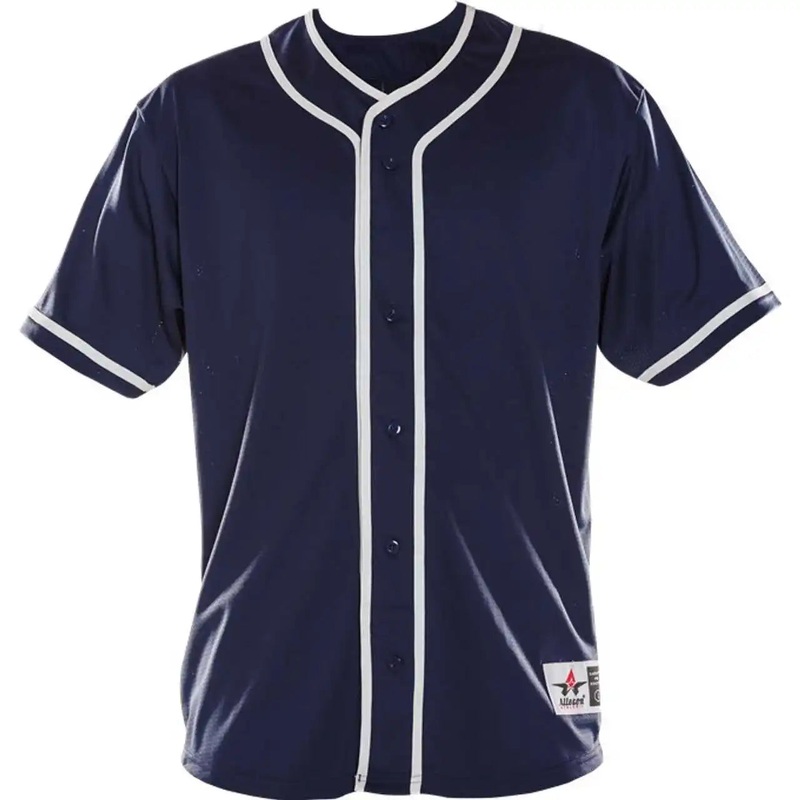 Alleson Athletic 52MBBJY Youth Diamond Jersey – Navy White