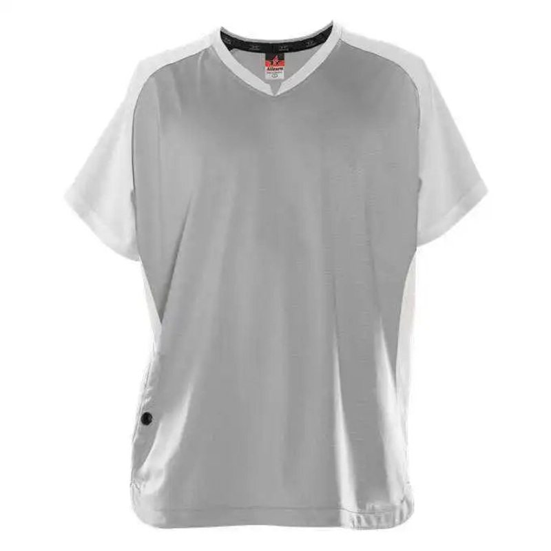 Alleson Athletic 590BBL Adult Cage Batter’s Jacket – White Gray