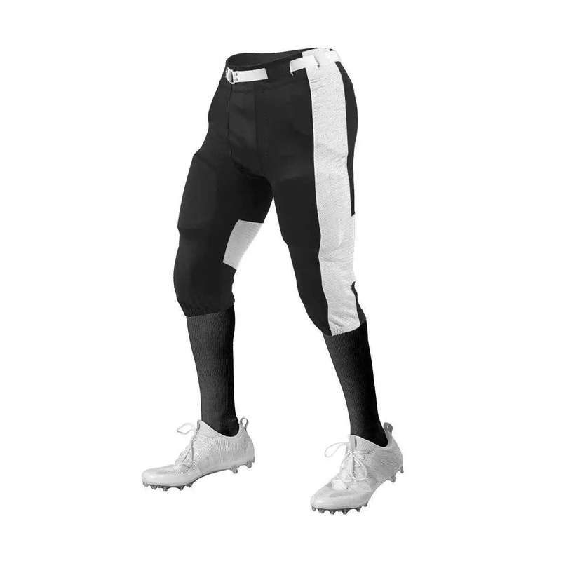 Alleson Athletic 650SLA Adult Press Football Pant (Pads Not Included) – Black White