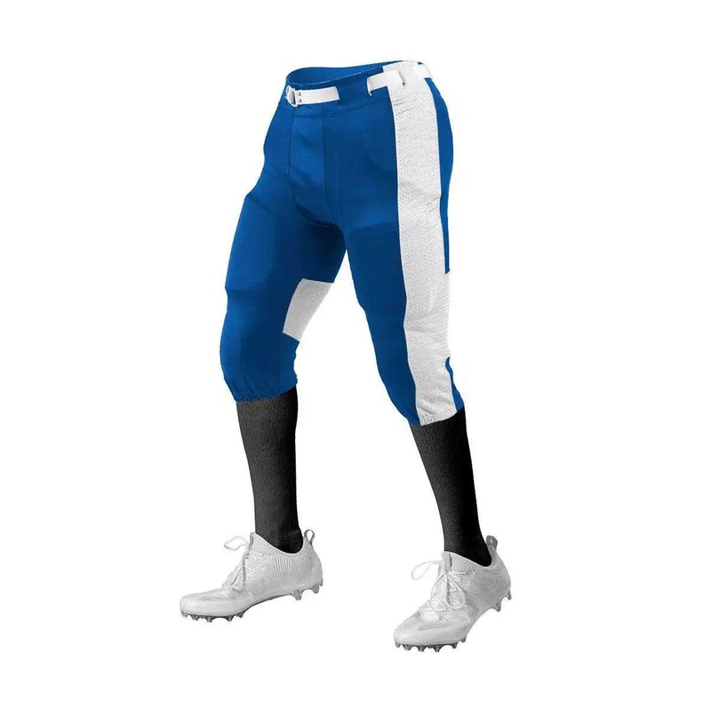 Alleson Athletic 650SLA Adult Press Football Pant (Pads Not Included) – Royal White