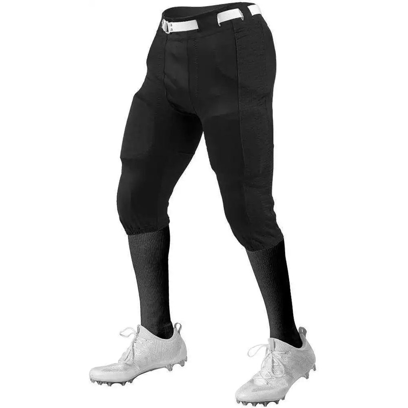 Alleson Athletic 650SLY Youth Press Football Pant (Pads Not Included) – Black Black