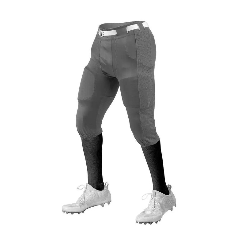 Alleson Athletic 650SLY Youth Press Football Pant (Pads Not Included) – Charcoal Solid  Charcoal Solid