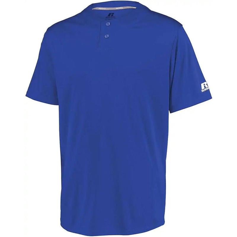 Russell 3R7X2B Youth Performance Two-Button Solid Jersey – Royal