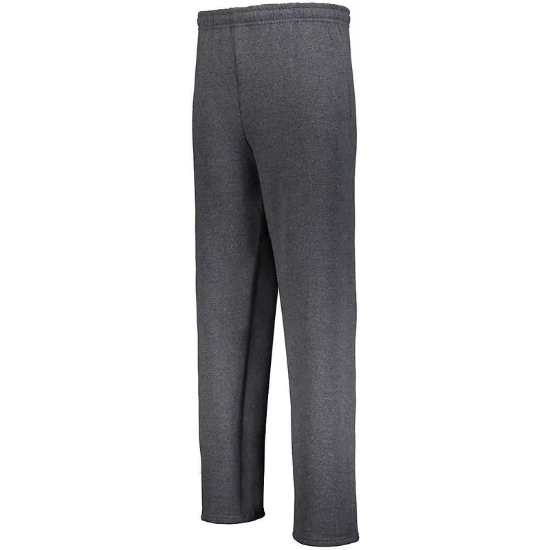 Russell 596HBM Dri-Power  Open Bottom Pocket Sweatpants – Black Heather