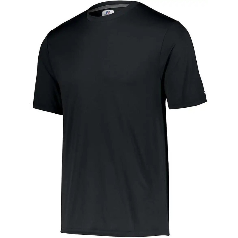 Russell 629X2B Youth Dri-Power Core Performance Tee – Black