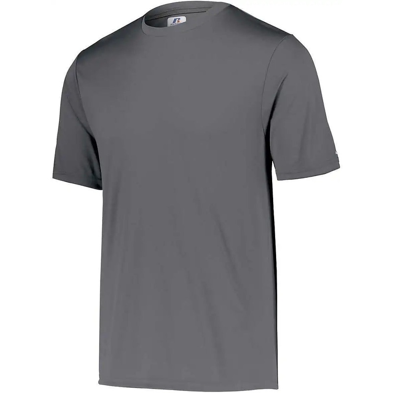 Russell 629X2B Youth Dri-Power Core Performance Tee – Steel