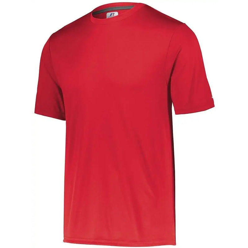 Russell 629X2B Youth Dri-Power Core Performance Tee – True Red