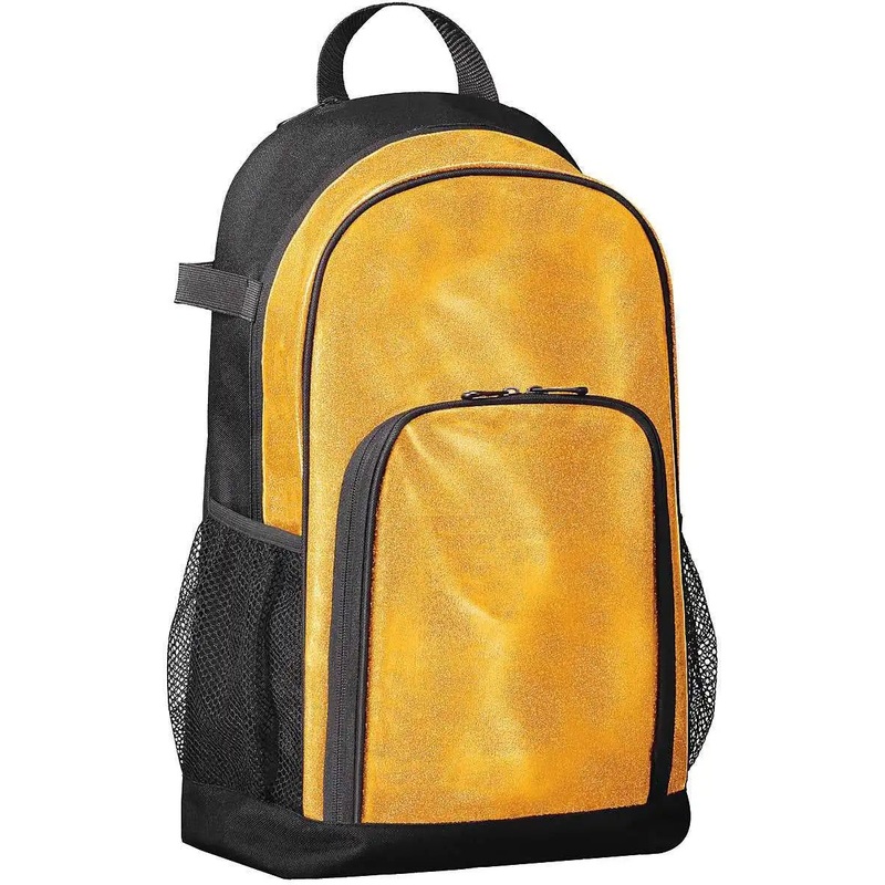 Augusta 1106 All Out Glitter Backpack – Gold Glitter Black