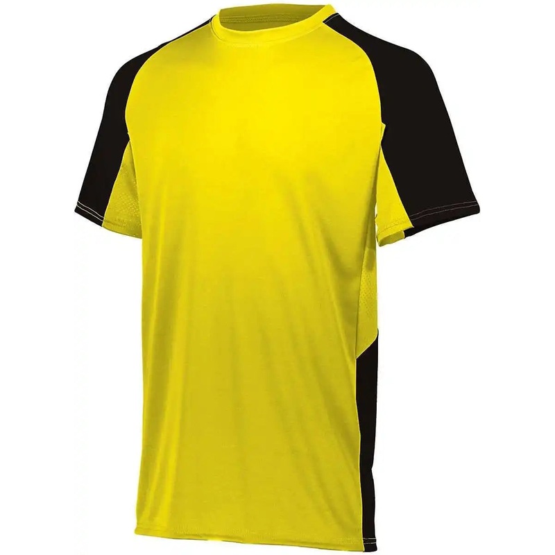 Augusta 1518 Youth Cutter Jersey – Power Yellow Black