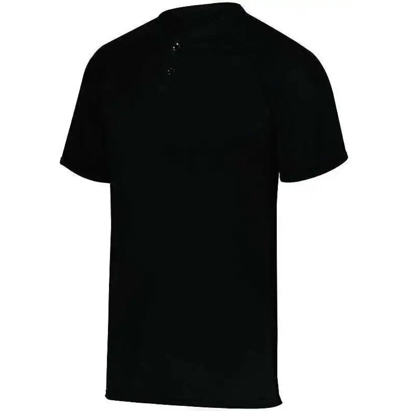 Augusta 1565 Attain Two-Button Jersey – Black