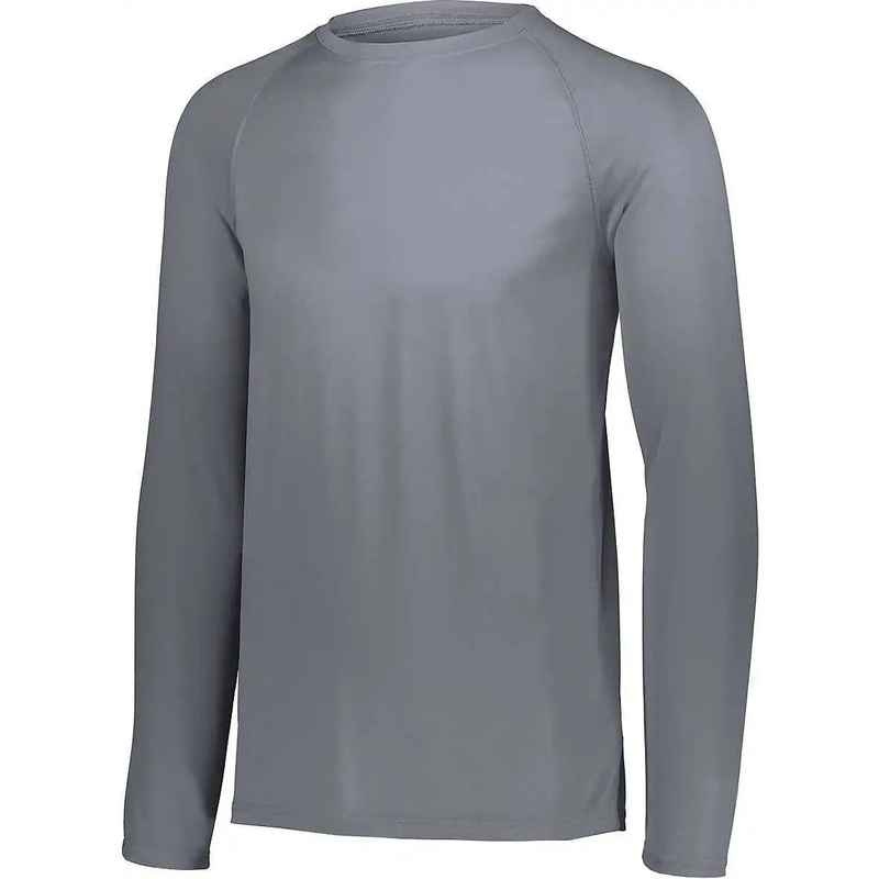 Augusta 2796 Youth Attain Wicking Long Sleeve Shirt – Graphite