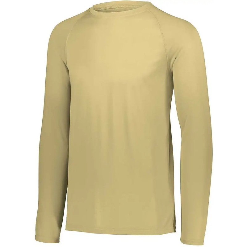 Augusta 2796 Youth Attain Wicking Long Sleeve Shirt – Vegas Gold