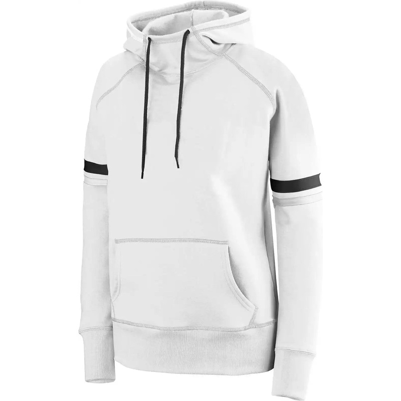 Augusta 5440 Ladies Spry Hoody – White Black Graphite